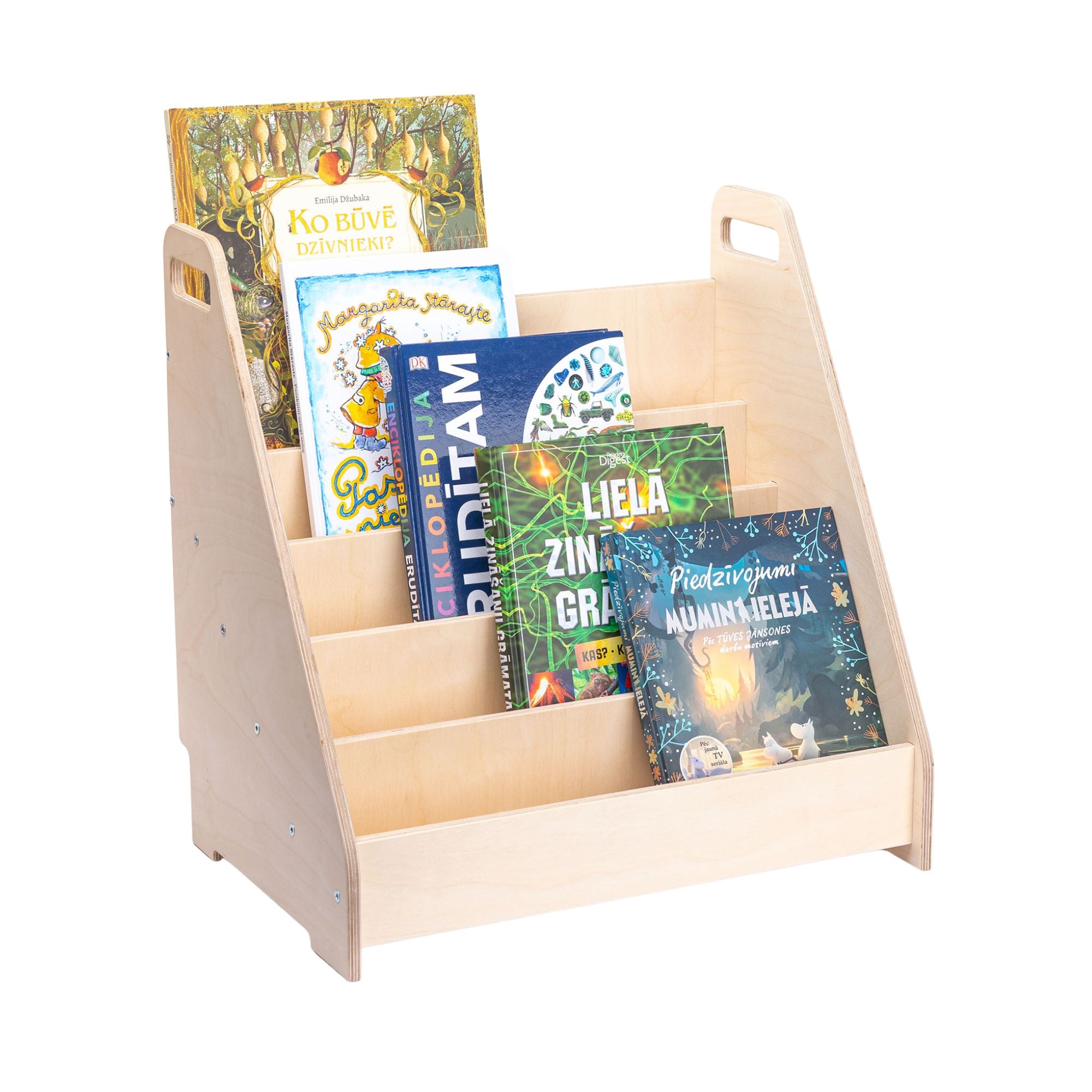 Kids Bookshelf | Montessori Bookcase | 5-Shelf Book Storage & Display Unit for Kids