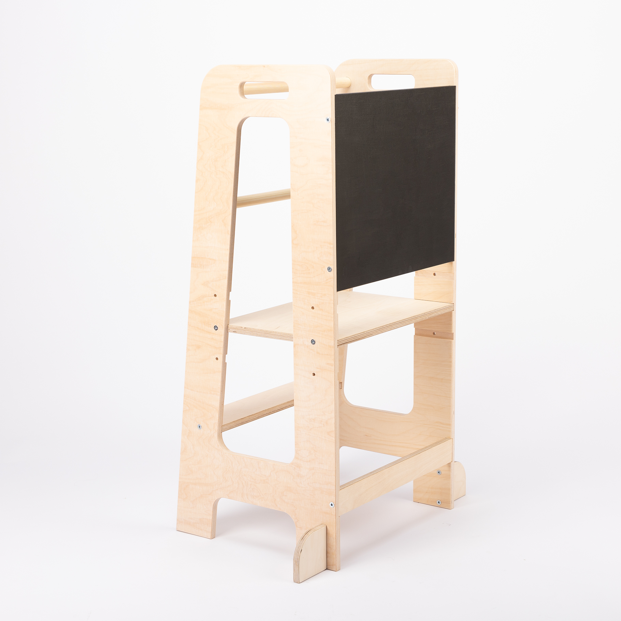 Adjustable Height Learning Tower with Blackboard KNEL2