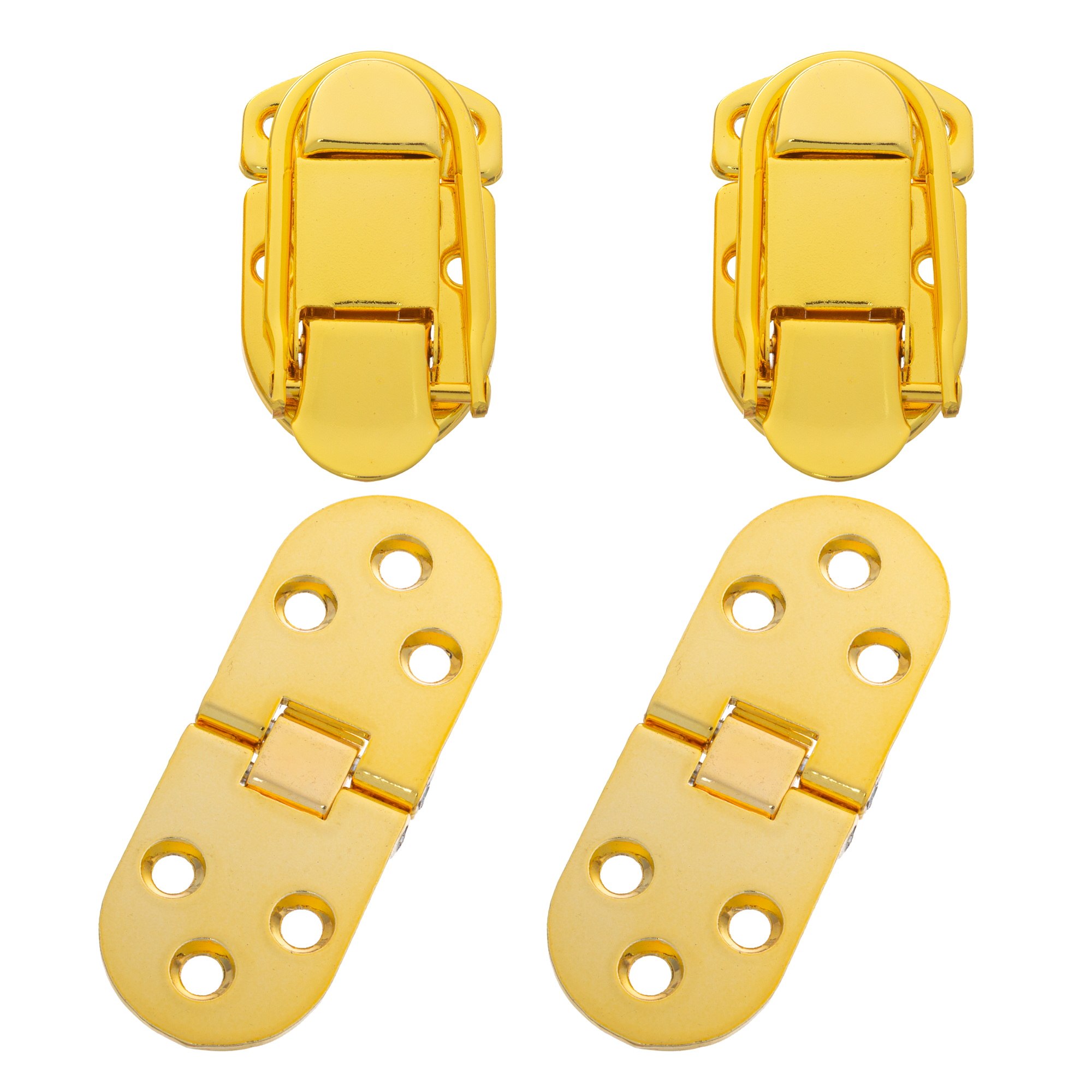 Scharniere und Verschlüsse in Goldfarbe (wählen Sie, falls gewünscht)