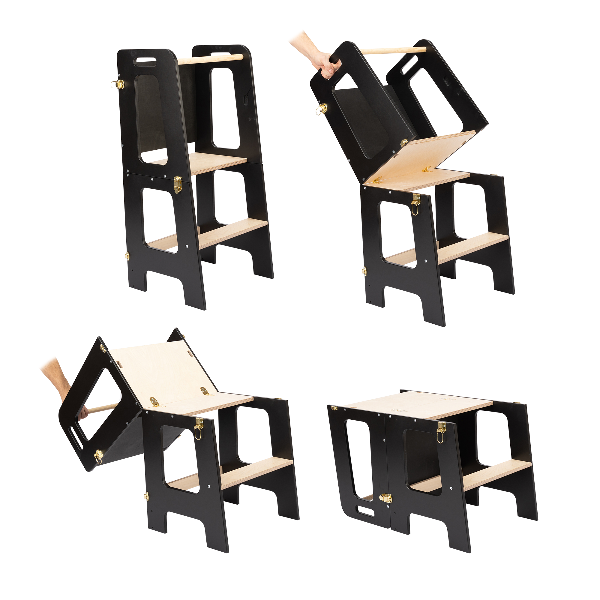 2 in 1 Learning Tower & Desk with Blackboard KLOK2