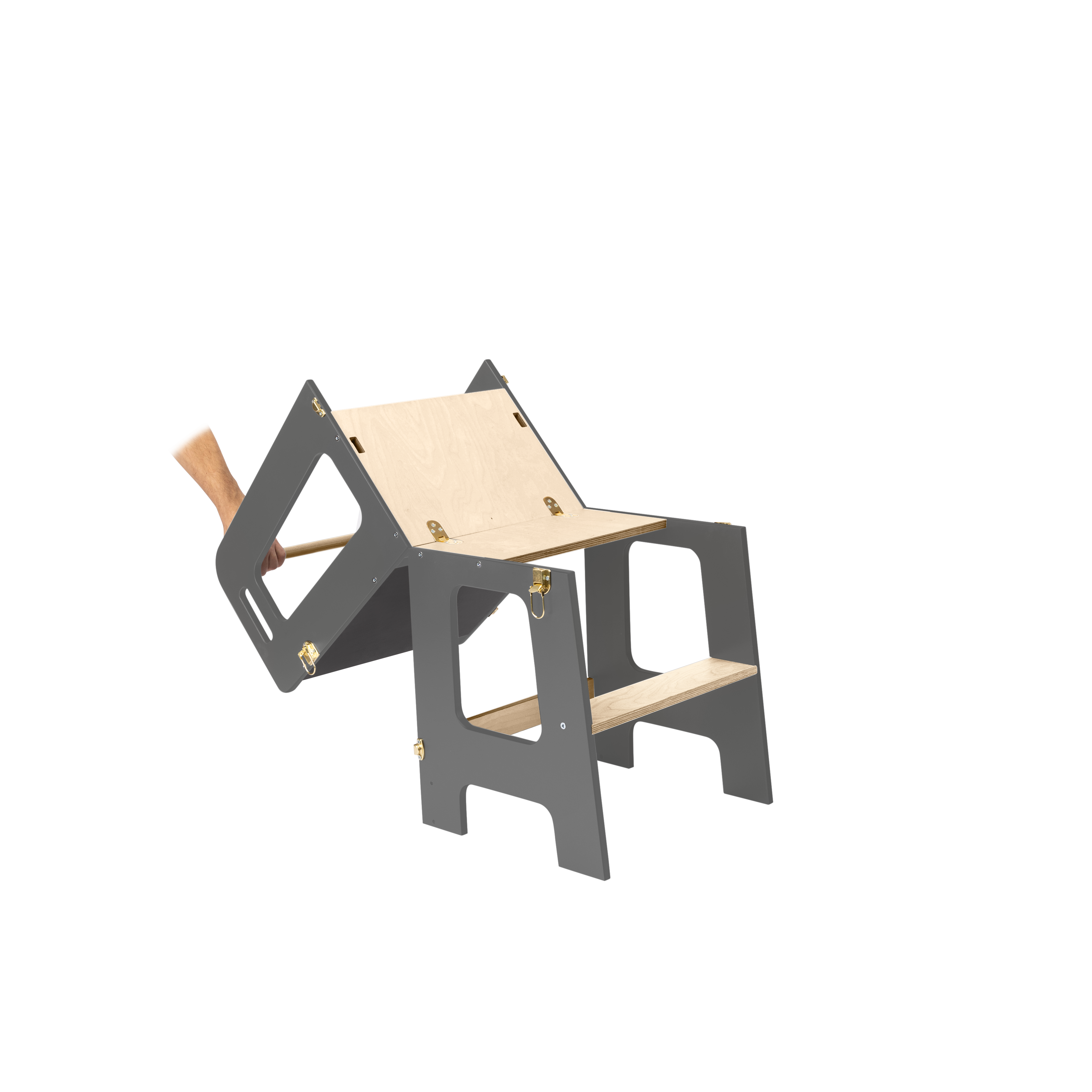 2 in 1 Learning Tower & Desk with Blackboard KLOK2