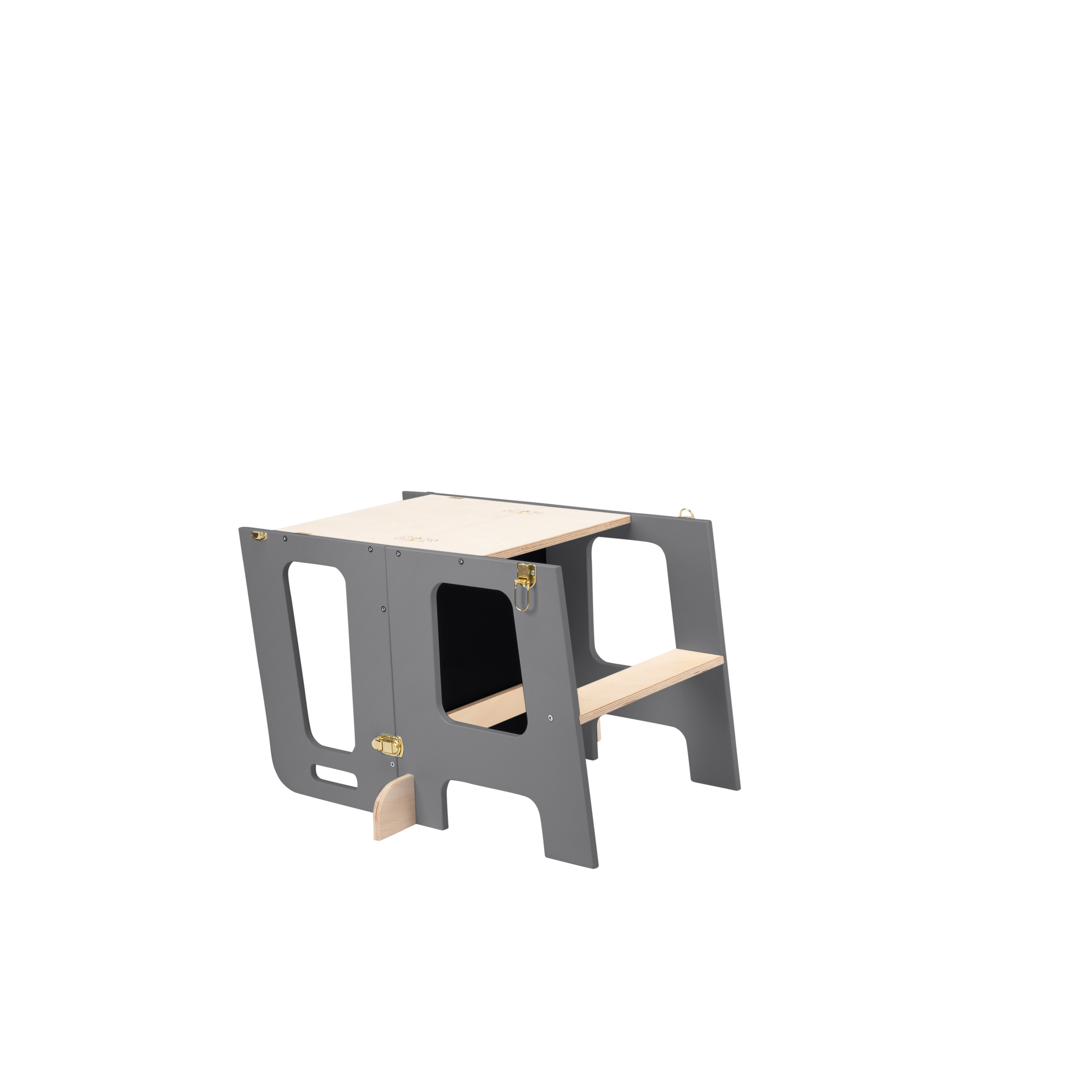 2 in 1 Learning Tower & Desk with Blackboard KLOK2