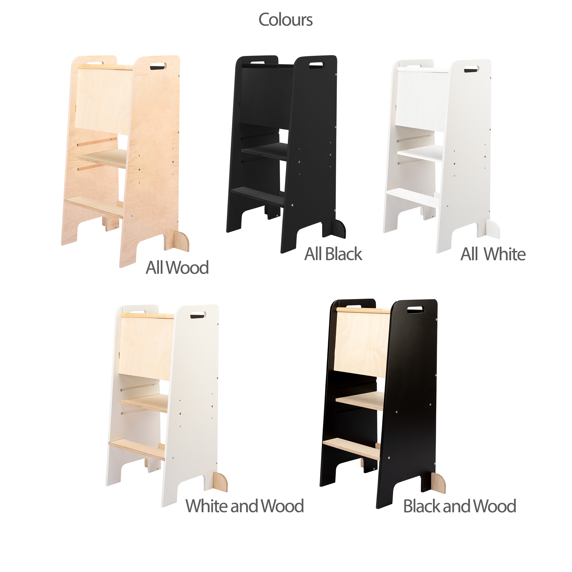 Super Safe Adjustable height Learning Tower KNEL2ss