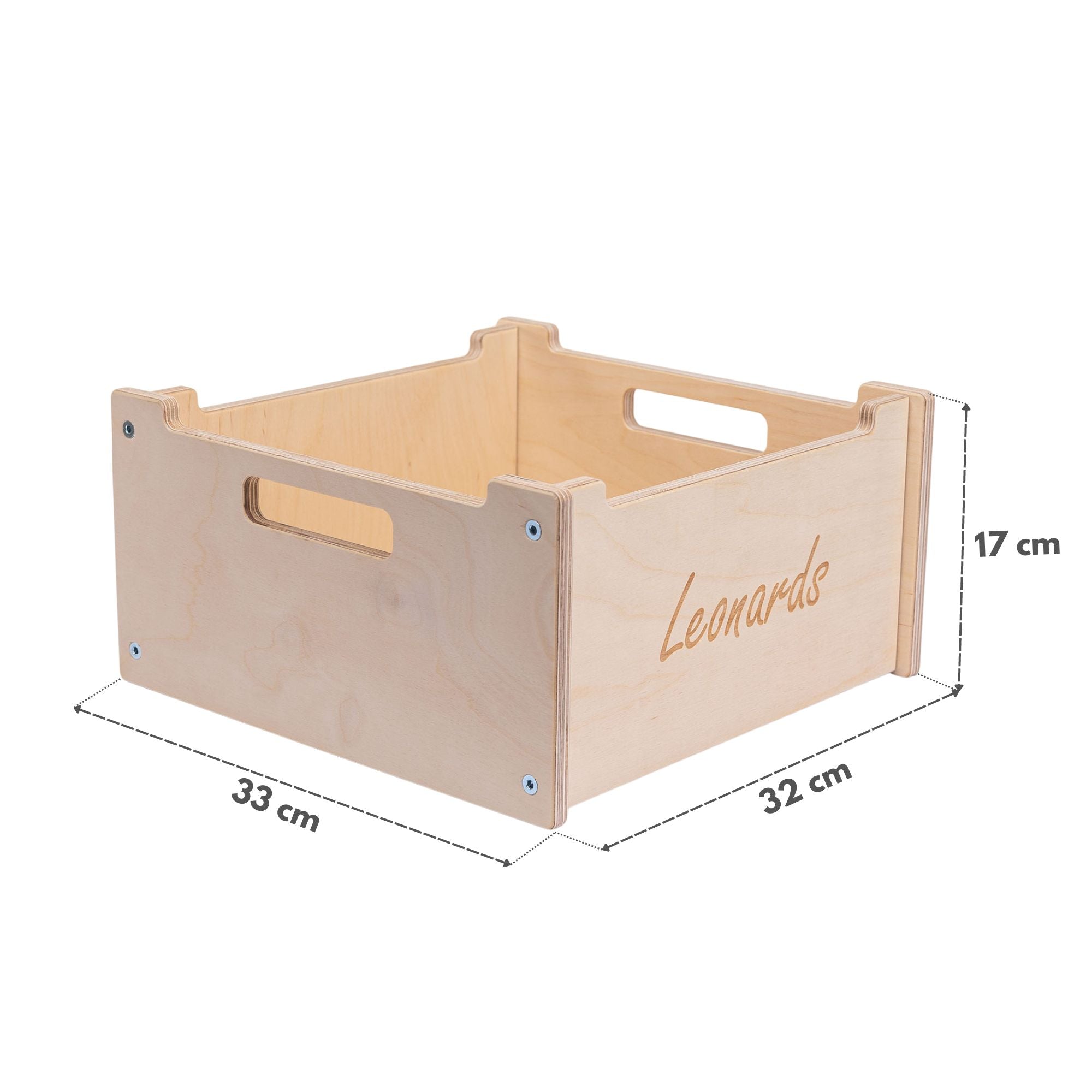 Individuell gestaltbare Holzbox | Aufbewahrungsbox für Kinder