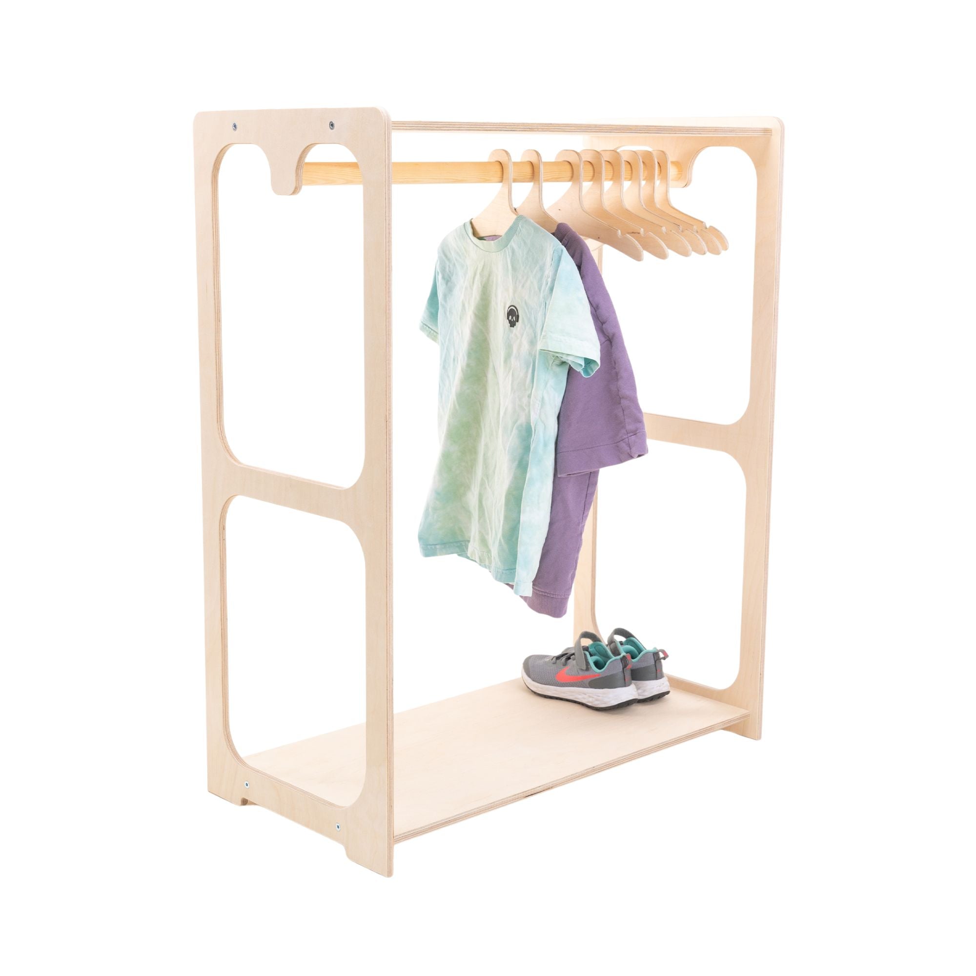 Kids Closet Rack | Montessori-Inspired Clothes Rack