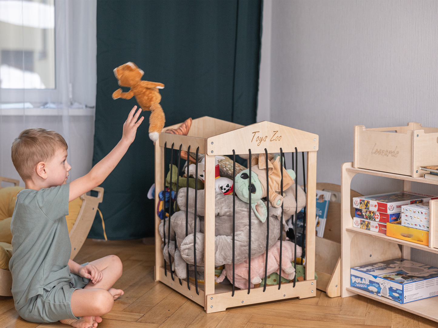 Toys Zoo - Soft Toy Storage