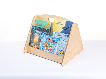 Doppelseitiges Kinderbücherregal | Lustiges und funktionales Bücherregal für Kinder