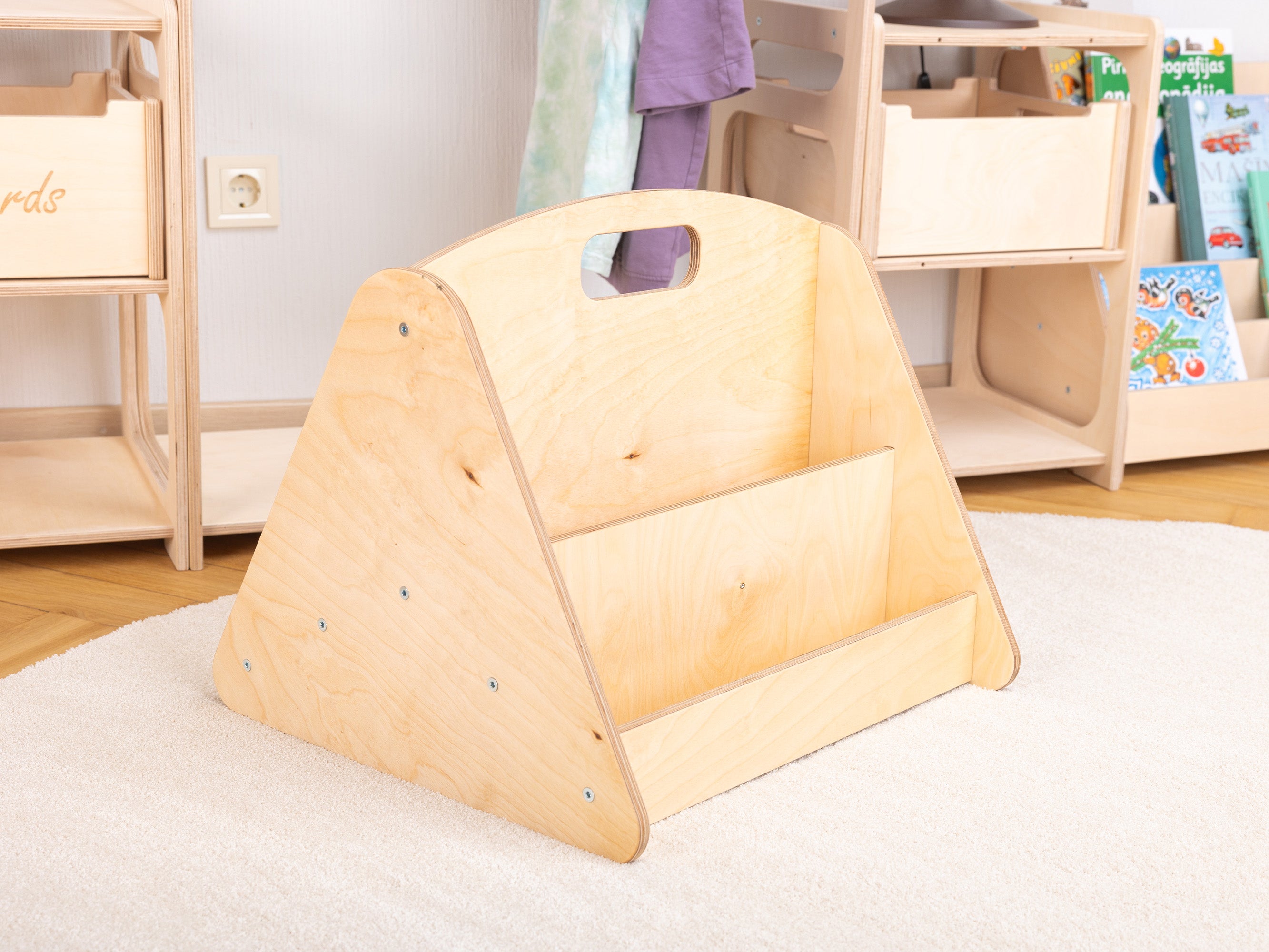 Doppelseitiges Kinderbücherregal | Lustiges und funktionales Bücherregal für Kinder