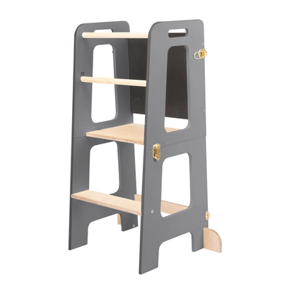 2 in 1 Learning Tower & Desk with Blackboard KLOK2