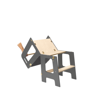 2 in 1 Learning Tower & Desk with Blackboard KLOK2