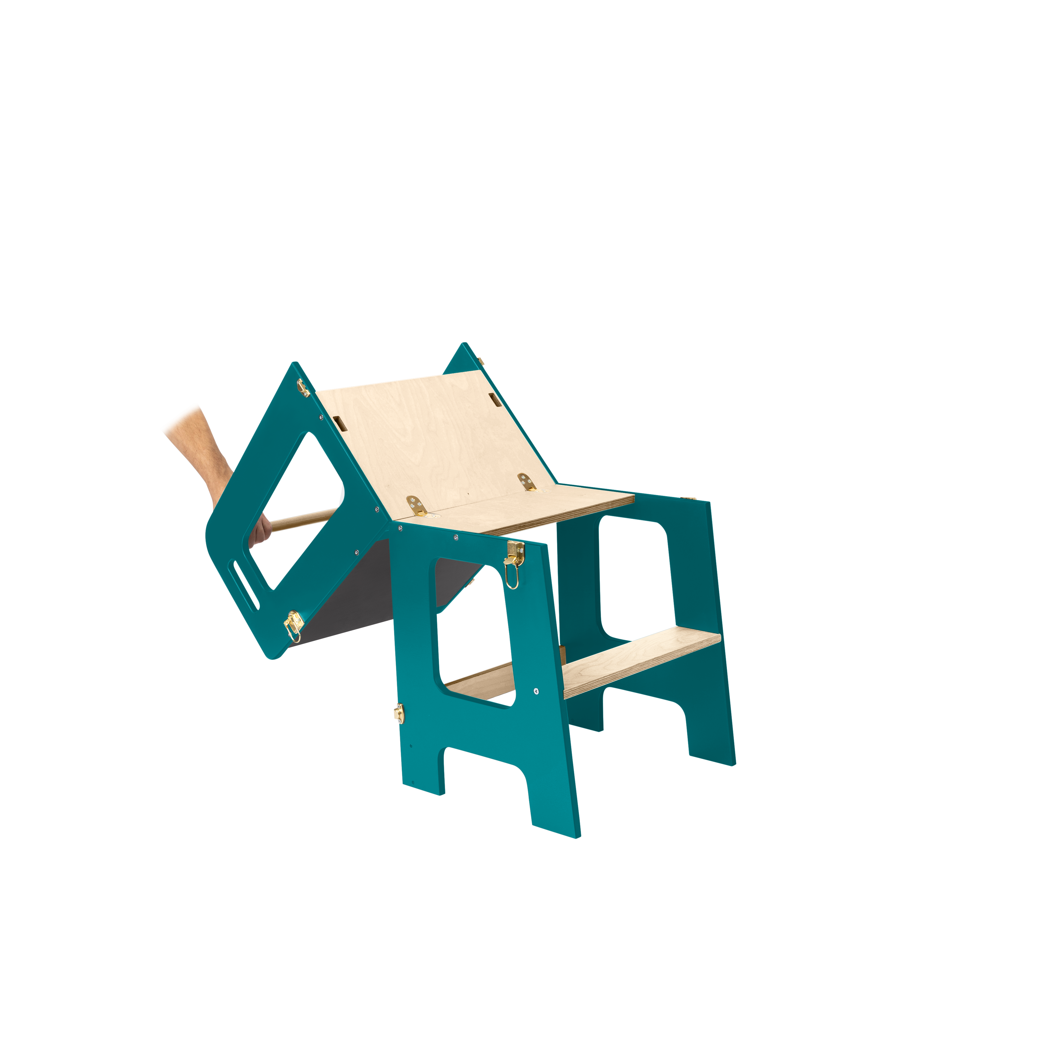 2 in 1 Learning Tower & Desk with Blackboard KLOK2