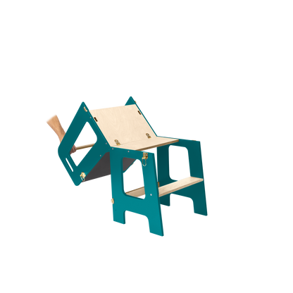 2 in 1 Learning Tower & Desk with Blackboard KLOK2