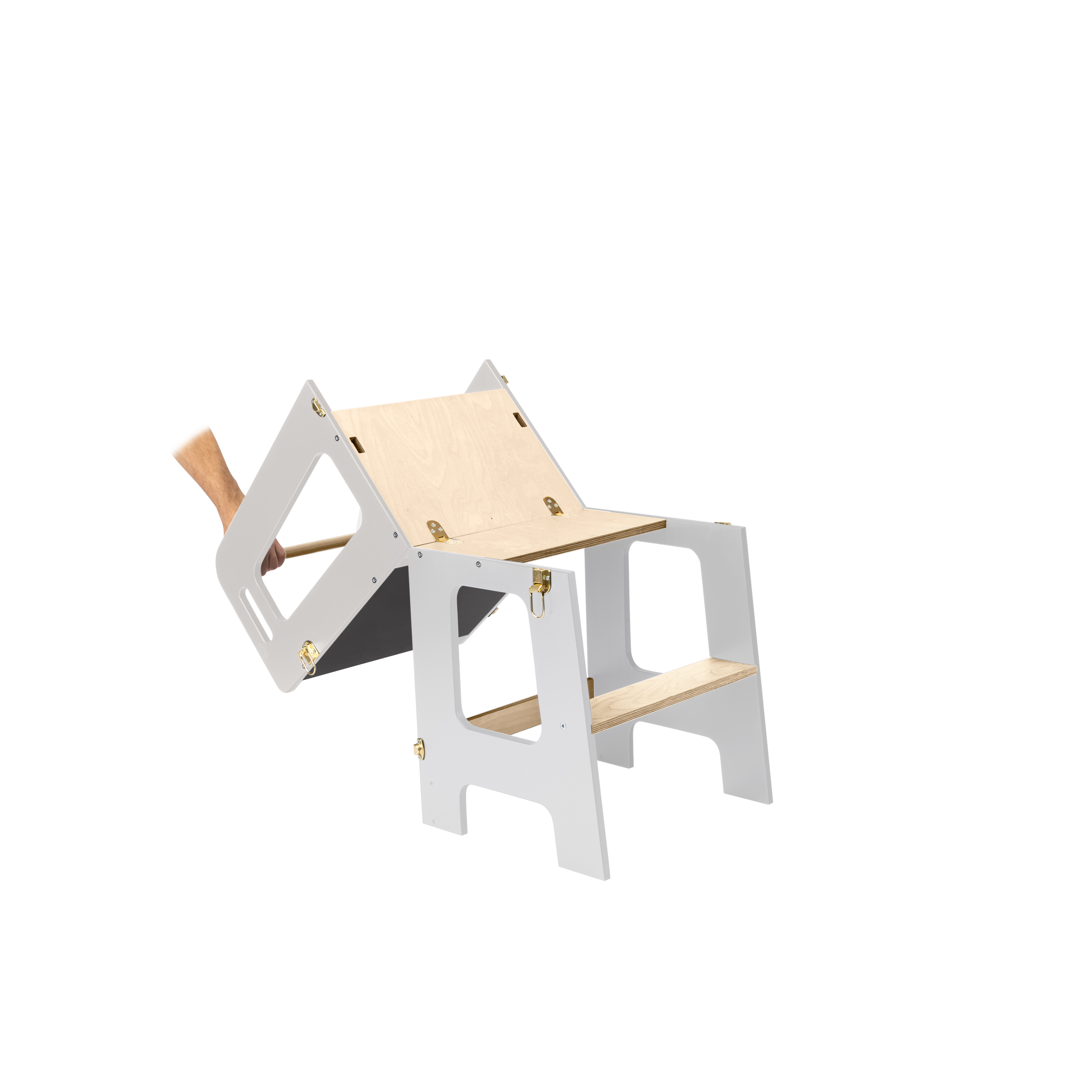 2 in 1 Learning Tower & Desk with Blackboard KLOK2