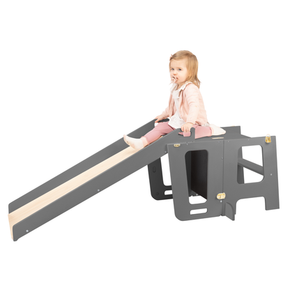 2 in 1 Learning Tower & Desk with Blackboard KLOK2