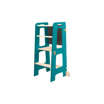 2 in 1 Learning Tower & Desk with Blackboard KLOK2