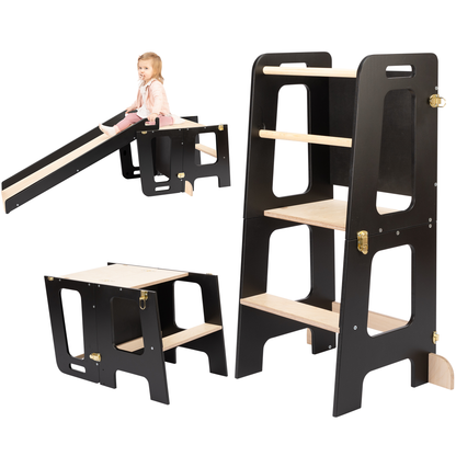 2 in 1 Learning Tower & Desk with Blackboard KLOK2