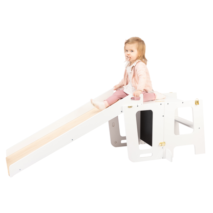 2 in 1 Learning Tower & Desk with Blackboard KLOK2