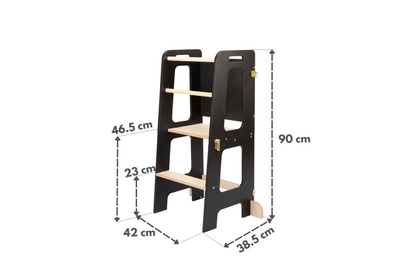 2 in 1 Learning Tower & Desk with Blackboard KLOK2
