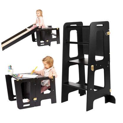 2 in 1 Learning Tower & Desk with Blackboard KLOK2