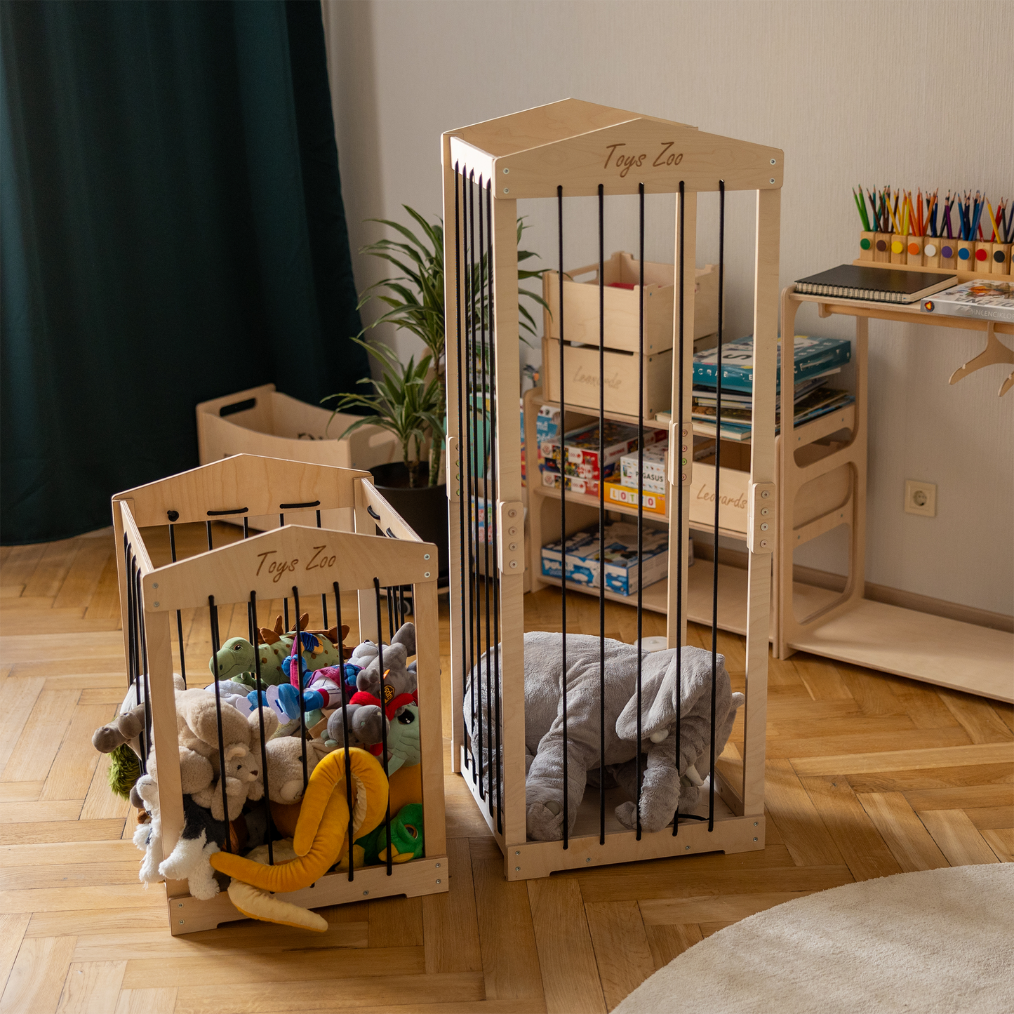 Toys Zoo - Rangement de peluches