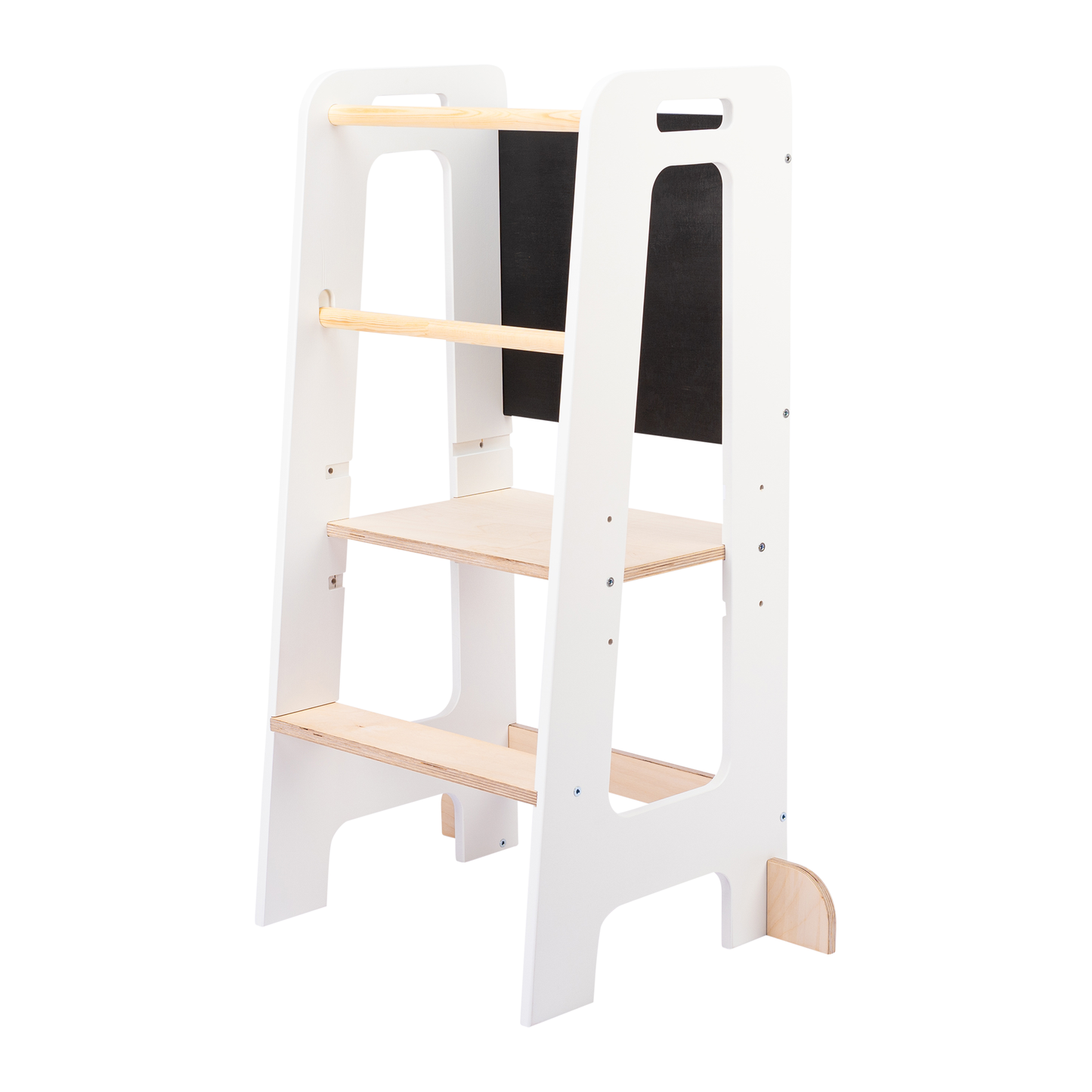 Adjustable Height Learning Tower with Blackboard KNEL2